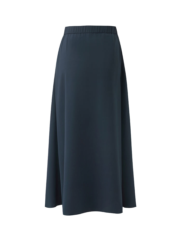 Triacetate A-Line Women Half Skirt