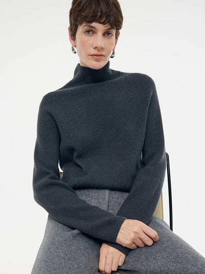 Cashmere Turtleneck Women Sweater