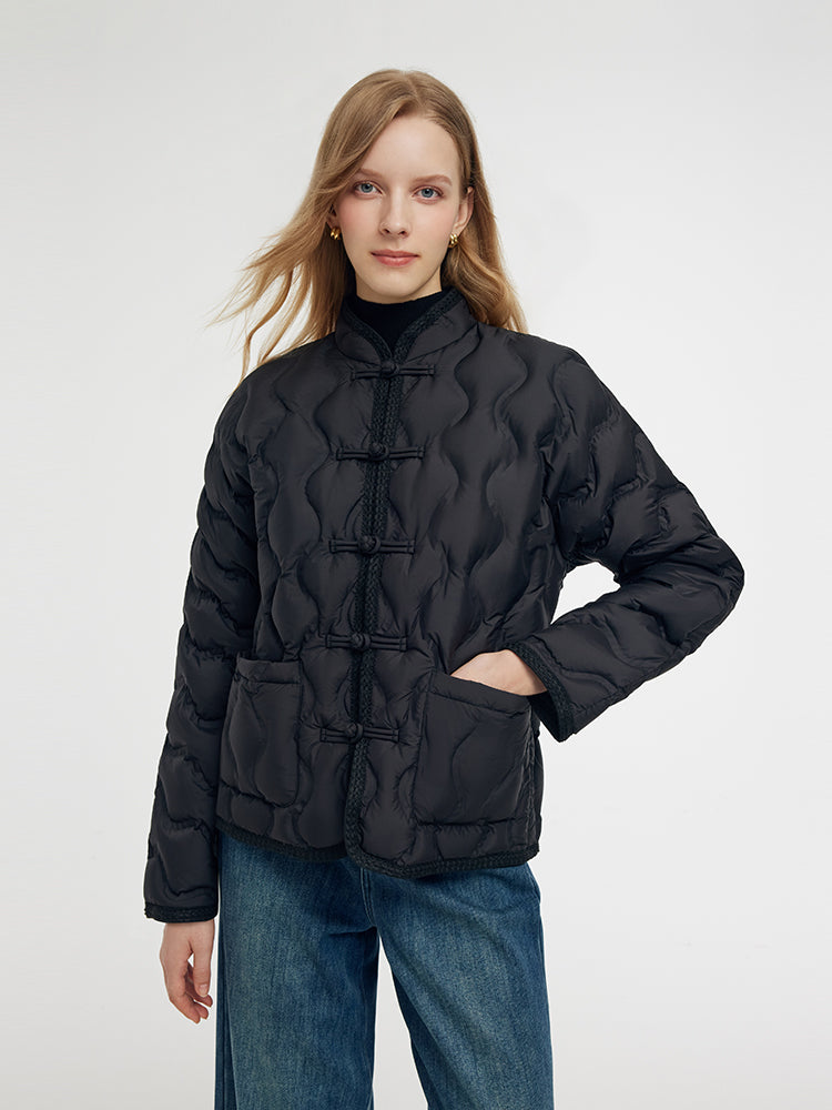 New Chinese-Style Lightweight Goose Down Jacket