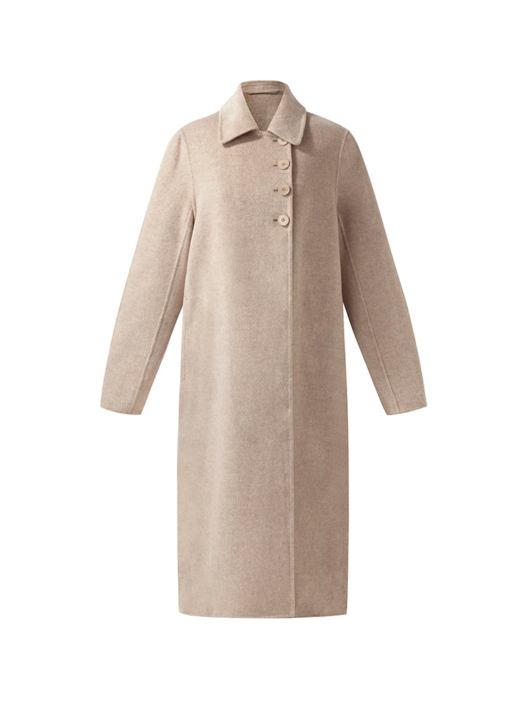 Wool Cashmere Women Overcoat