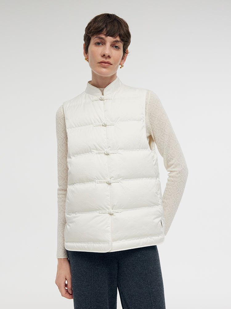 New Chinese-Style Goose Down Vest