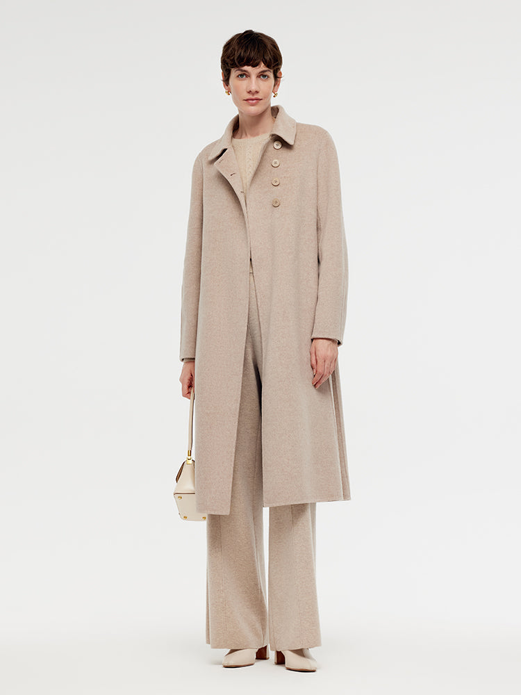 Wool Cashmere Women Overcoat