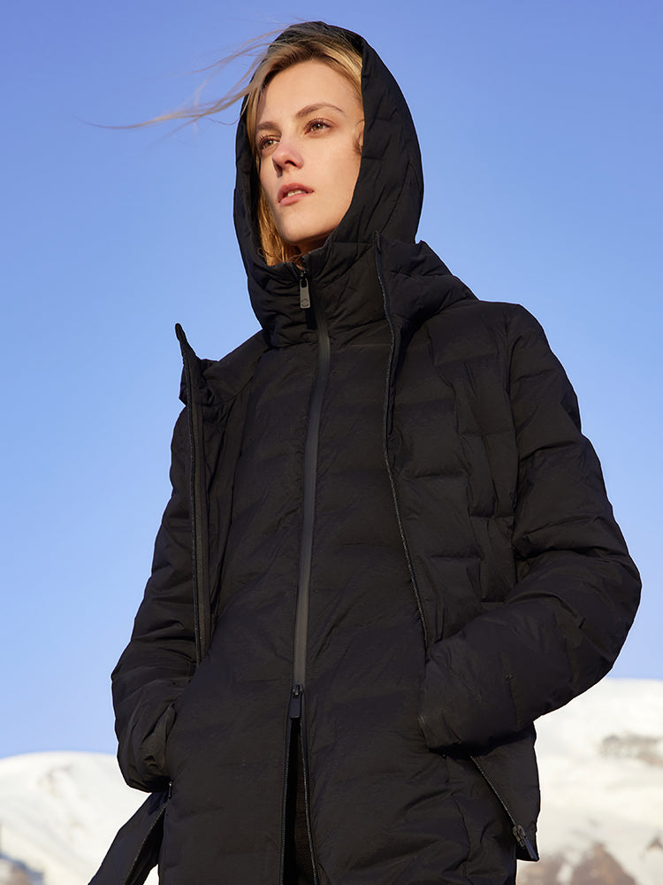 Light Weight Hooded Goose Down Garment