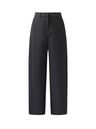 Wool Blend Women Full Length Pants