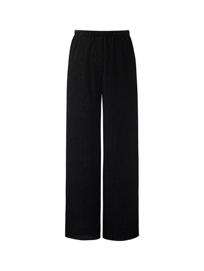 25 Momme Mulberry Silk Straight Leg Pants