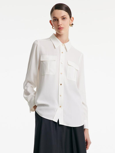 Acetate Commuting Style Shirt