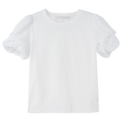 Tencel Patchwork Knit T-shirt