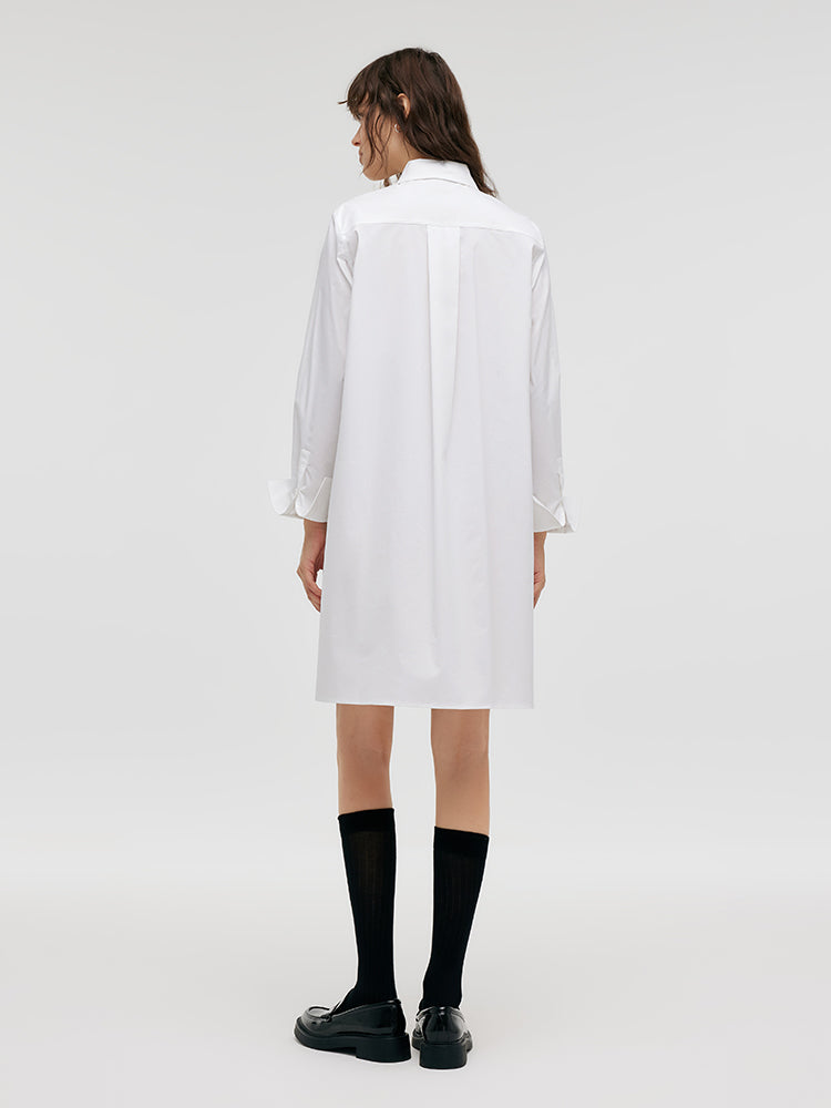 GOELIA X CHRISTINE PHUNG Shirt Dress With Necktie