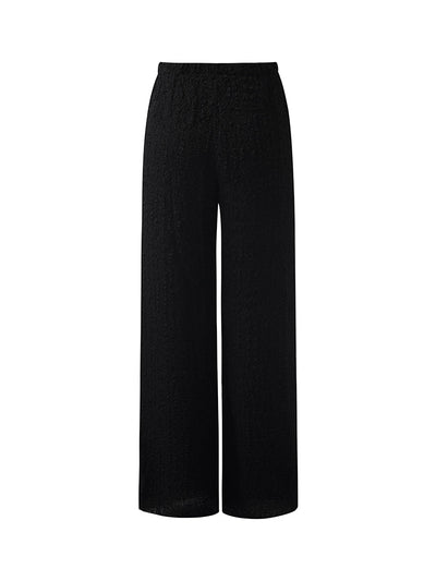 25 Momme Mulberry Silk Straight Leg Pants