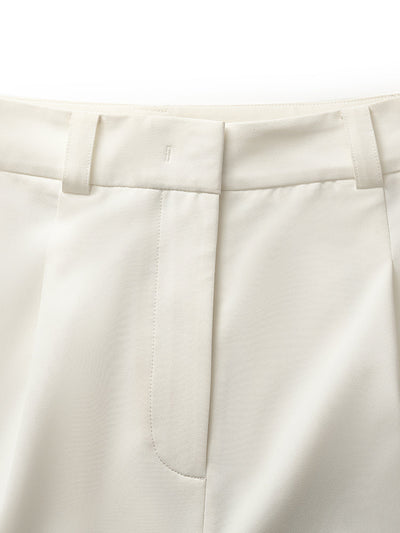 High-Waisted Women Shorts With Belt