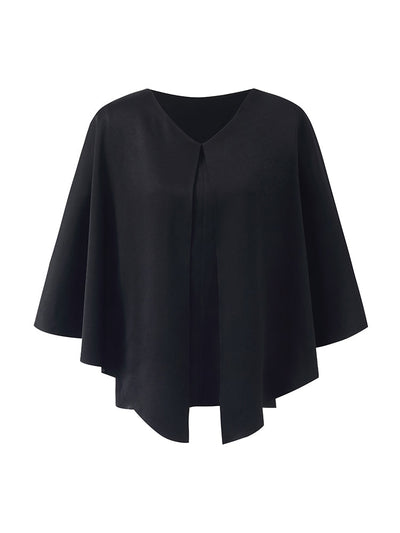 Triacetate Reversible Cape-Style Women Top