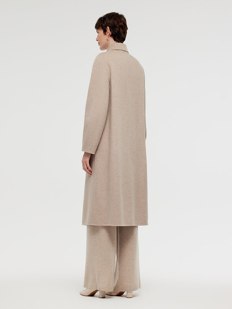 Wool Cashmere Women Overcoat