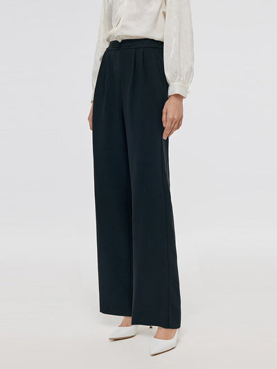 Acetate New Chinese-Style Full Length Women Pants