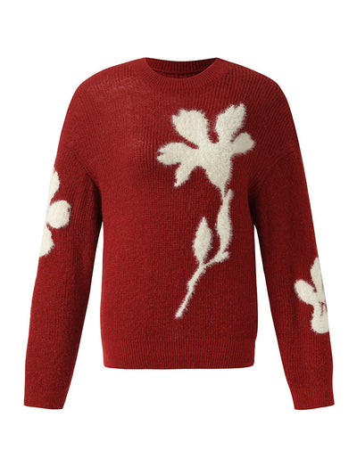 Mohair Wool Blend Women Sweater