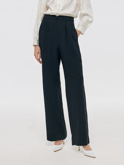 Acetate New Chinese-Style Full Length Women Pants