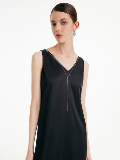 19 Momme Silk Reversible Vest Dress