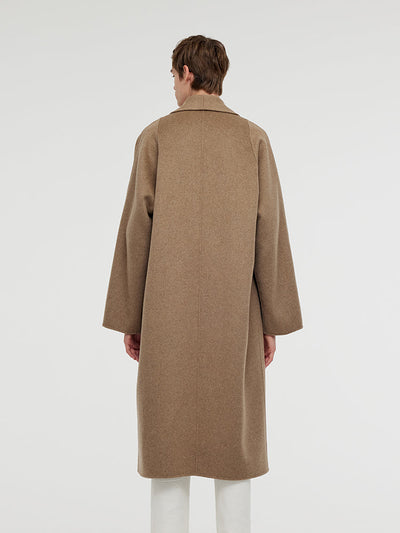 100% Cashmere Unisex Wrap Overcoat