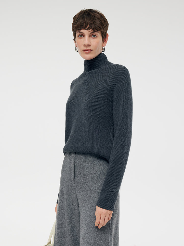 Cashmere Turtleneck Women Sweater