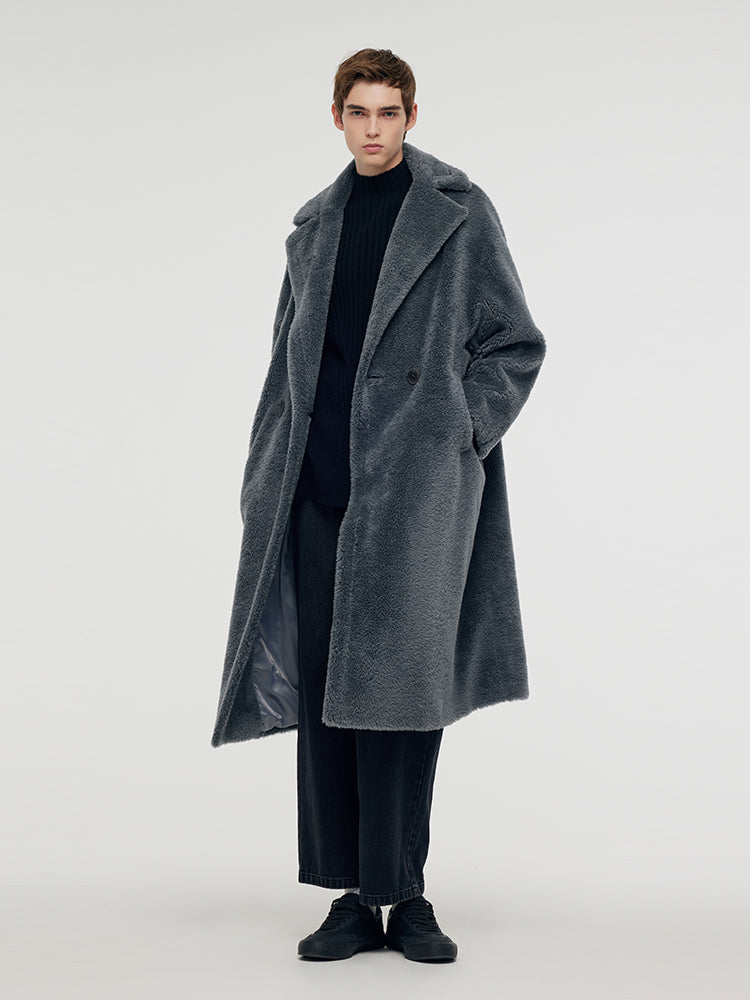 Wool Unisex Teddy Overcoat